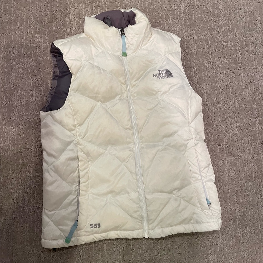 White North Face Vest